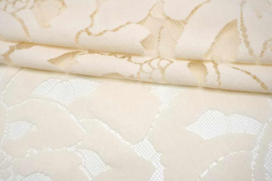 Кружево цветочное MAX MARA Молочное MM H35 F11 3102554