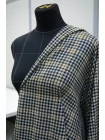 Твид шерстяной с кашемиром костюмный CERRUTI Клетка гленчек  BL H60/2 FF60 30102508