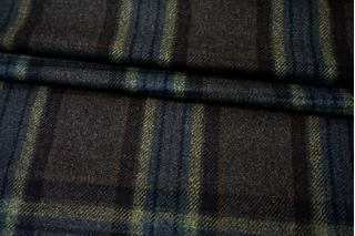 Твид шерстяной костюмный CERRUTI Клетка BL H60/1 FF40 30102509