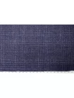 Твид шерстяной с кашемиром костюмный CERRUTI в клетку Синий BL H60/1 jj20 30102516