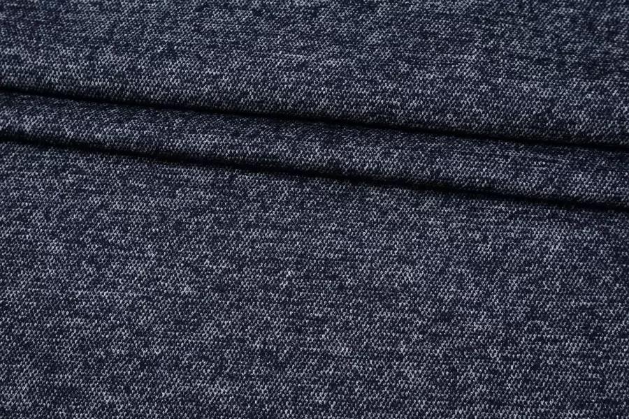 Джерси шерстяной с хлопком Сине-белый BL H47/6 HH60 30102528