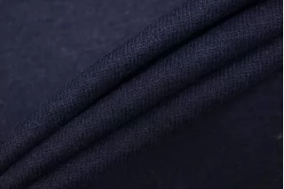 Трикотаж шерстяной вязаный MAX MARA Тёмно-синий MM H49 X70 3102513