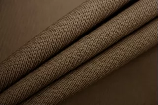 Костюмно-плательная шерсть с кашемиром Коричневая  BRS H59/1 HH40 12082531