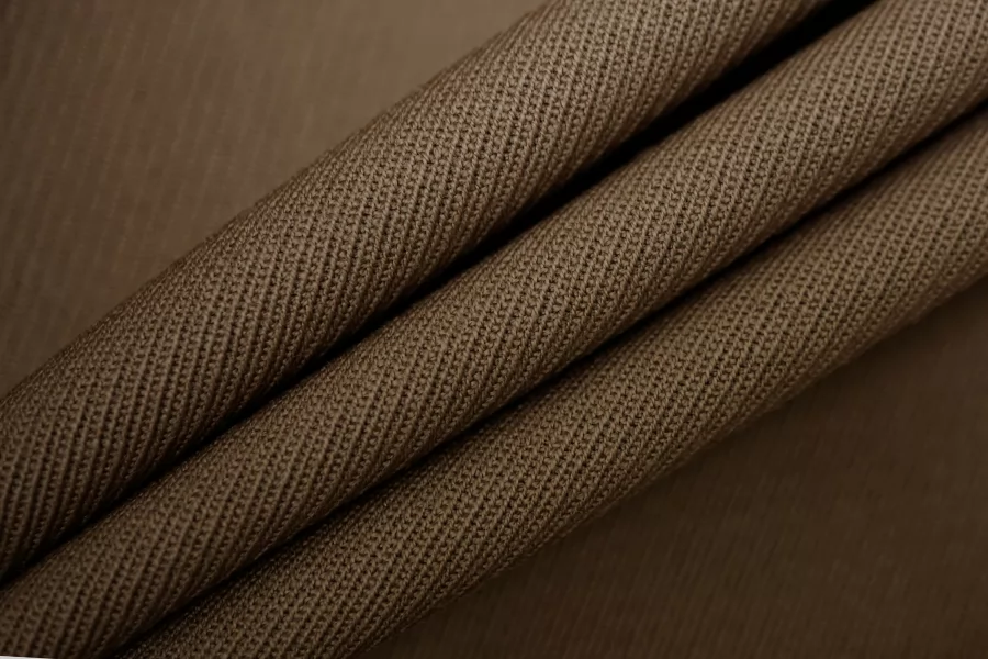 Костюмно-плательная шерсть с кашемиром Коричневая  BRS H59/1 HH40 12082531