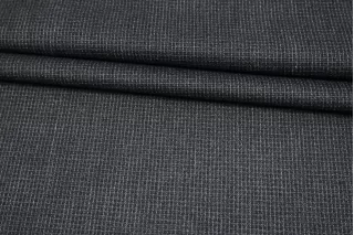 Плательно-костюмная шерсть рогожка Серо-синяя BRS H62 HH70 12082544