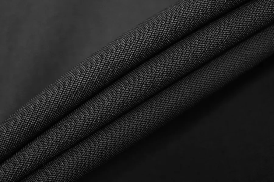 Костюмно-плательная шерсть-стрейч Чёрная BRS H61/4 ii70 12082578