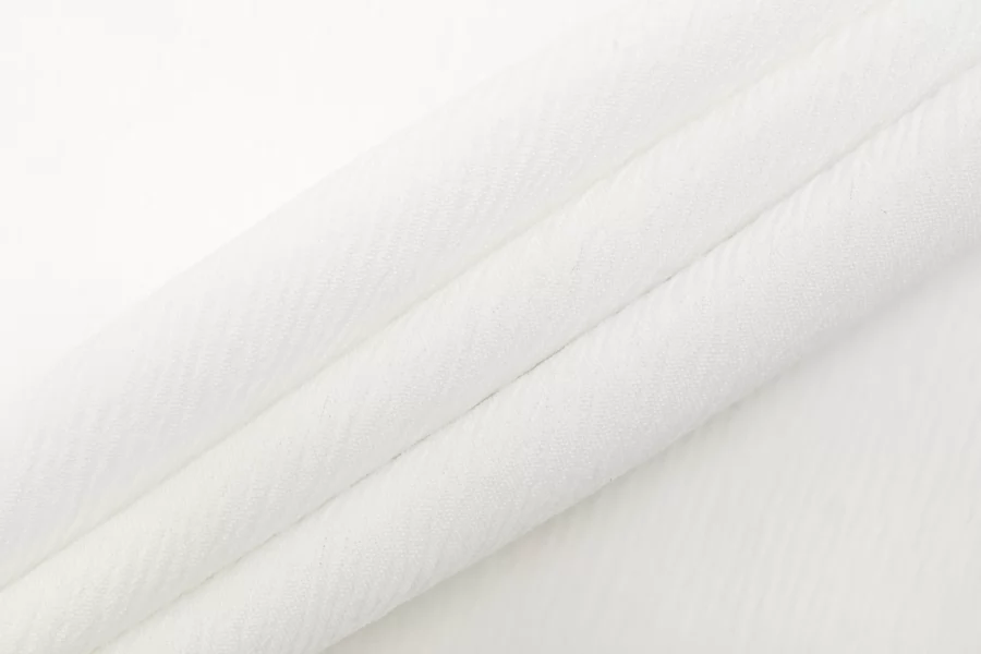 Крепон шёлковый плательно-блузочный Тёплый белый CVC H00 EE55 12102356