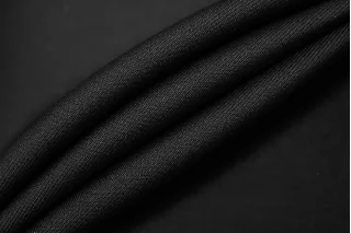 Костюмная шерсть Чёрная BRS H59/6 ii70 13082516