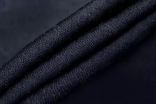 Шелк вареный плательно-костюмный Синий TRC H29/4 N10 18072502