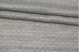 Хлопок с люрексом рубашечно-плательный Жаккардовый TRC REG H34/4 L30 18072508