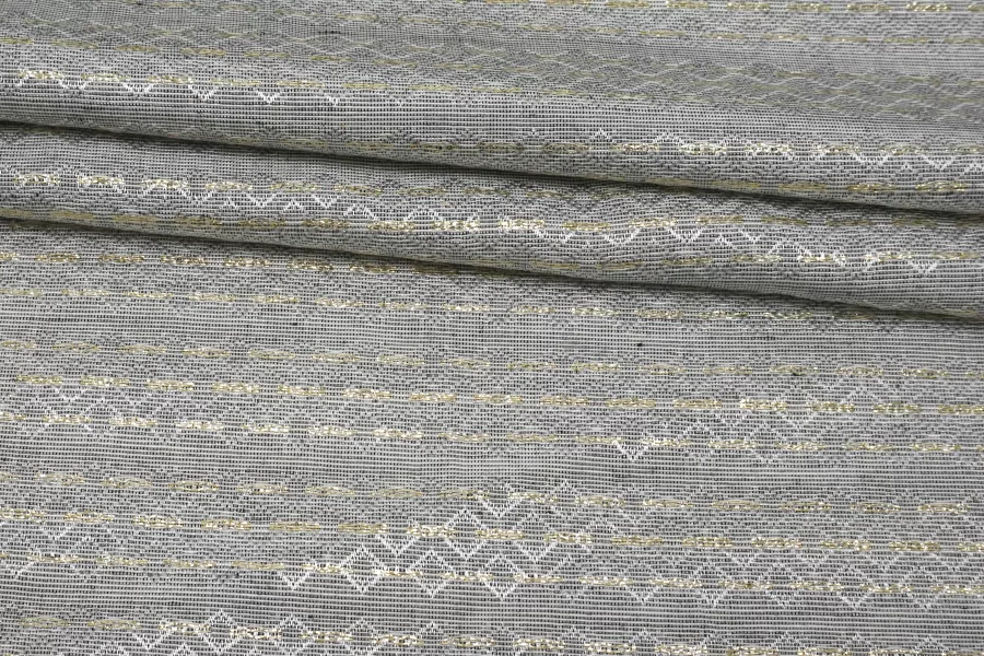 Хлопок с люрексом рубашечно-плательный Жаккардовый TRC REG H34/4 L30 18072508