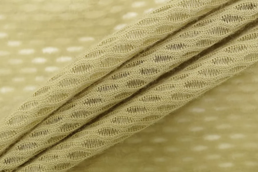 Трикотаж шерстяной фактурный Фисташковый TRC H49/1 W60 18072546