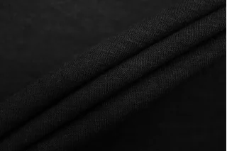 Трикотаж шерстяной Черный TRC H49 W60 18072552