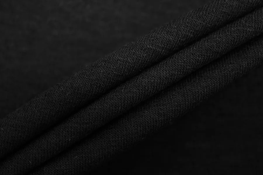 Трикотаж шерстяной Черный TRC H49 W60 18072552