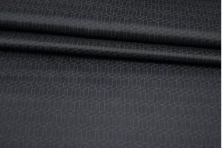 Подкладочная вискоза геометрия Черно-серая SF H50/3 U60 20062546