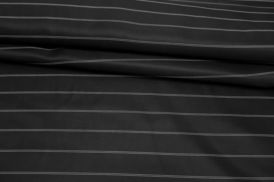 Подкладочная вискоза в полоску Черная SF H50/3 U66 21062525