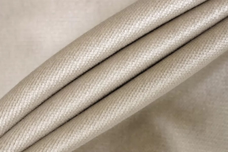 Бархат хлопковый костюмно-плательный TOM FORD Серо-бежевый TRC H19/8 K10 28072515