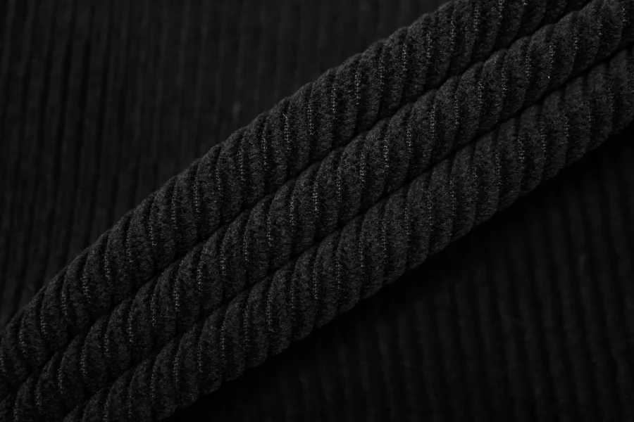 Вельвет хлопковый костюмно-плательный Черный TRC REG H18/3 K70 28072516