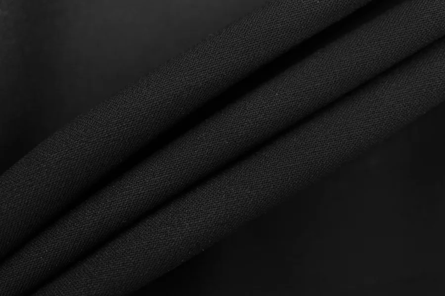 Поливискоза би-стрейч костюмно-плательная MAX MARA Чёрная MM H63/1 AA70 1102551