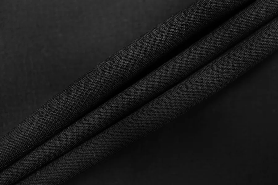 Поливискоза би-стрейч костюмно-плательная MAX MARA Чёрная MM H63/1 AA70 1102567