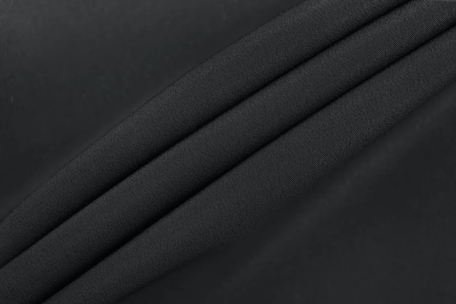 Крепдешин шёлк с ацетатом MAX MARA Тёмно-серый MM H30 O50 20092507