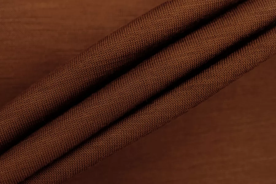 Трикотаж шерстяной кулирка MAX MARA Терракотово-коричневый MM H49/1 V40 3102510