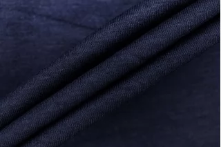 Трикотаж вискозный с шерстью кулирка MAX MARA Тёмно-синий MM H49/1 V50 3102516