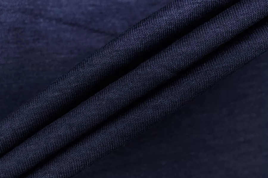 Трикотаж вискозный с шерстью кулирка MAX MARA Тёмно-синий MM H49/1 V50 3102516