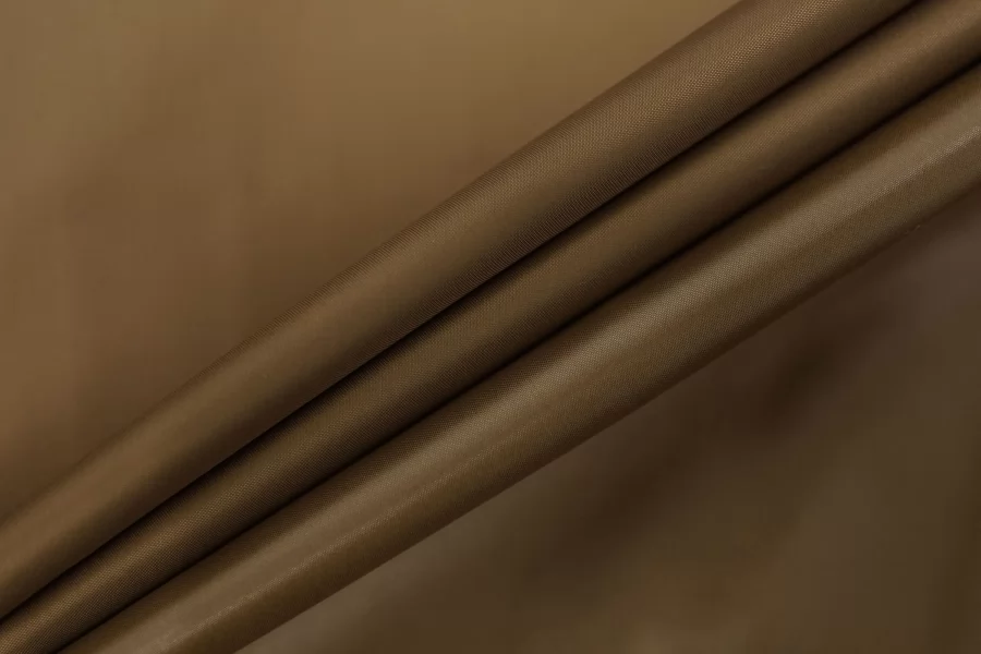 Плащевый нейлон водоотталкивающий MAX MARA Охристо-коричневый MM H54/4 KK10 3112501