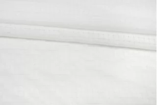 Вискоза блузочная в клетку Белая FRM H22/4 j10 11072501