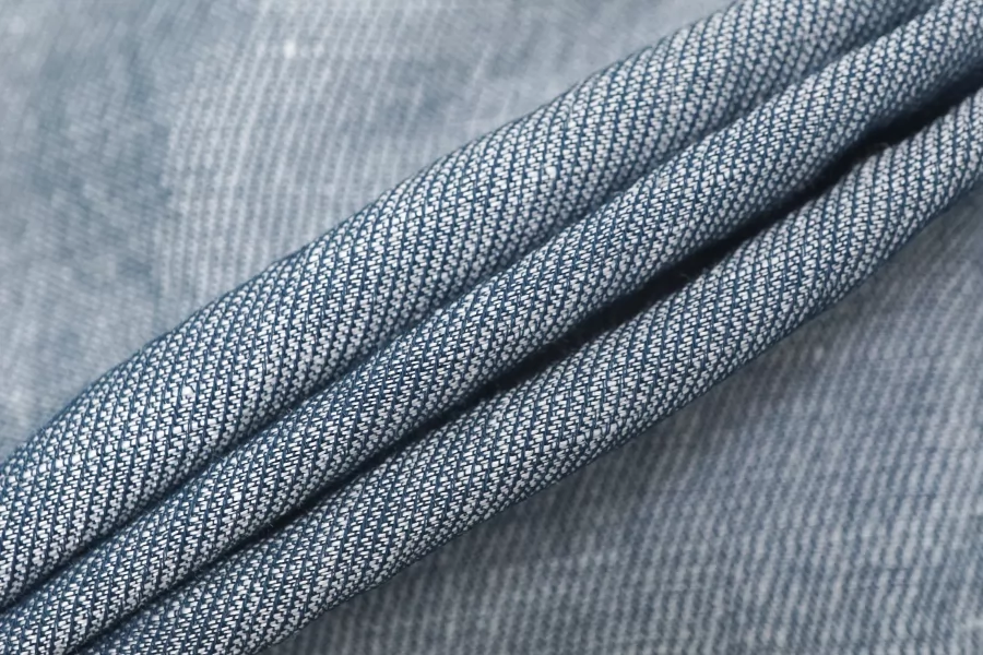 Лён костюмно-плательный под джинсу Светло-синий FRM H14/1 C00 11072505