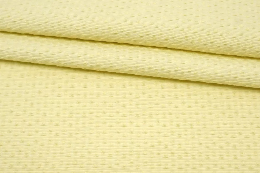 Хлопковый репс костюмный фактурный Бледно-лимонный FRM H10/3 С30 11072509