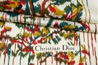 Шелковый твиловый платок DIOR  13062503