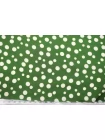Атласная вискоза плательно-блузочная в Горошек на зелёном SMF H21/5 H50 15052504