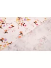 Вискоза плательная Цветы на бледно-розовом SMF H21/9 i20 15052513