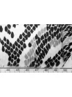 Шёлк с вискозой плательно-блузочный Чёрно-белая рептилия SMF H31 N60 15052521