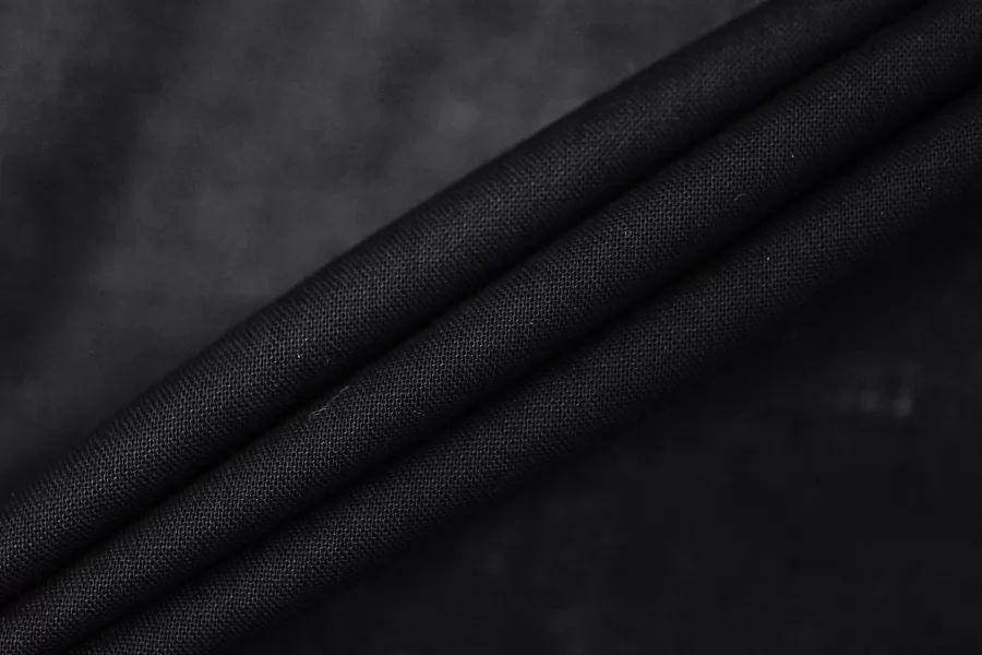 Батист хлопковый Черный H1/8 F66 16072505