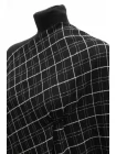Поливискоза костюмная черная в клетку IDT H64 F70 16072511