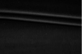 Вельвет хлопковый костюмно-плательный Чёрный IDT H18/3 K70 17062523