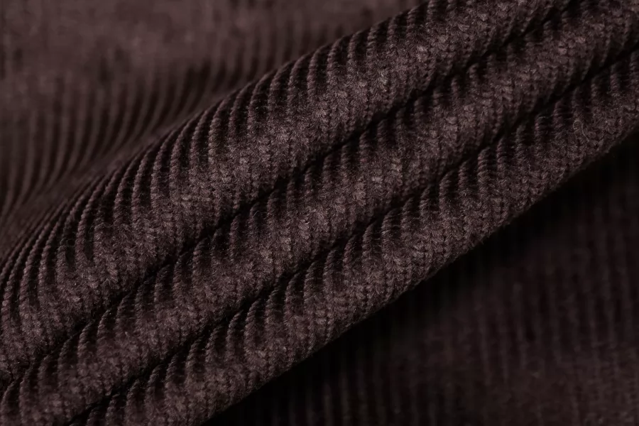 Вельвет хлопковый костюмный Тёмно-коричневый IDT H18 K70 17062524