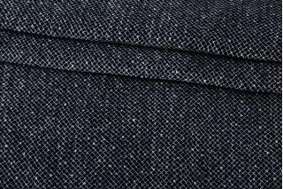 Велюр-креш хлопковый Чёрно-серый IDT H19/8 K70 17062530