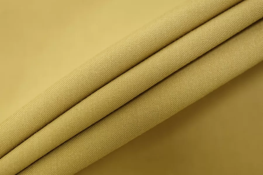 Поплин рубашечный хлопковый мерсеризованный Разбелённо-горчичный BL H4/4 C20 18032536