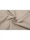 Жаккард хлопковый костюмно-плательный Серо-бежевые ромбы BL H34/3 M50 18032572