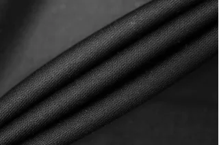 Костюмно-плательная полированная шерсть Черная BNC H59/6 JJ70 21052531