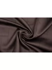 Атлас вискозный на шерсти фактурный Горький шоколад BNC H59/2 HH40 21052546
