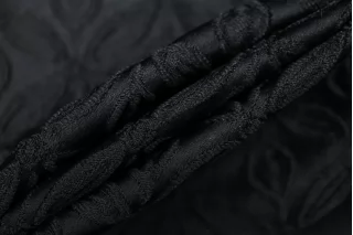 ОТРЕЗ 0,9 М Жаккард костюмно-плательный Черный FRM (09) 29062560-1