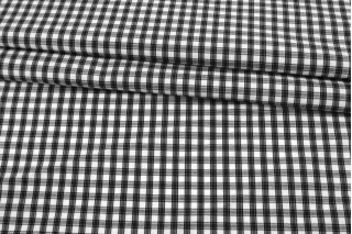 Хлопок рубашечный в клетку Черно-белый FRM H6 B50 29062578
