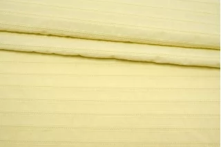 Хлопок рубашечный с вышивкой Приглушенно-лимонный FRM H5 C30 29062584