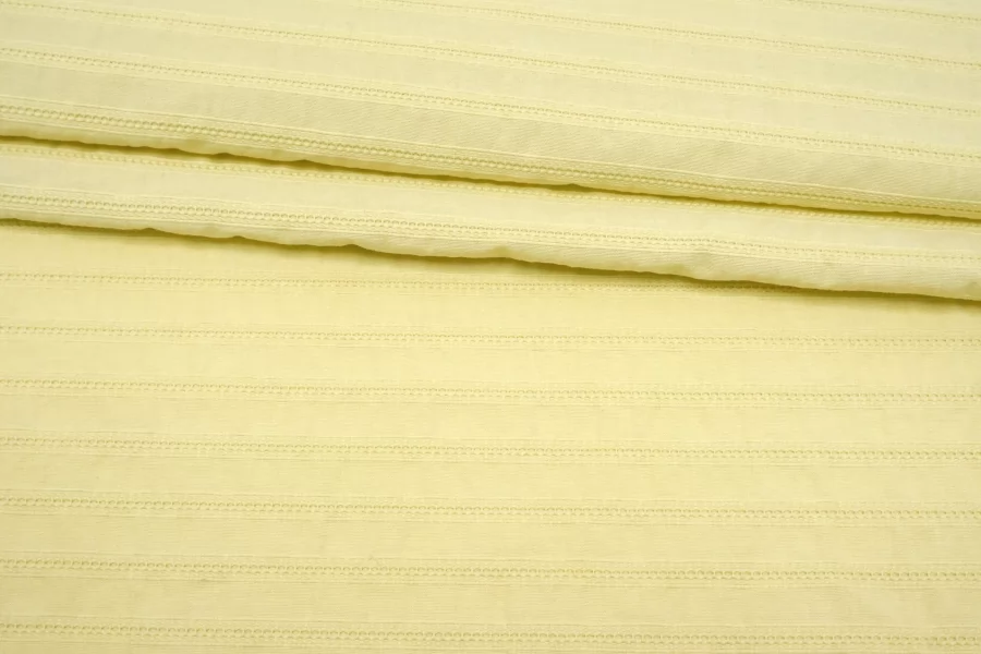 Хлопок рубашечный с вышивкой Приглушенно-лимонный FRM H5 C30 29062584