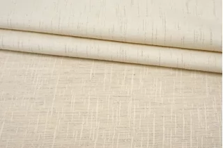 Хлопок со льном костюмный фактурный двусторонний Молочно-бежевый FRM H15 D00 29062597